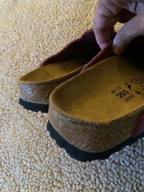 Birkis Amsterdam Plum Leather Slip-On Clog size 40! - Picture 9 of 13